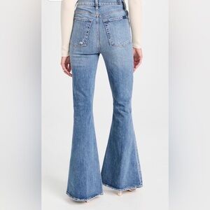 7 for all mankind MEGAFLARE beauty Maribel Light Blue Flare high rise Jeans NWT